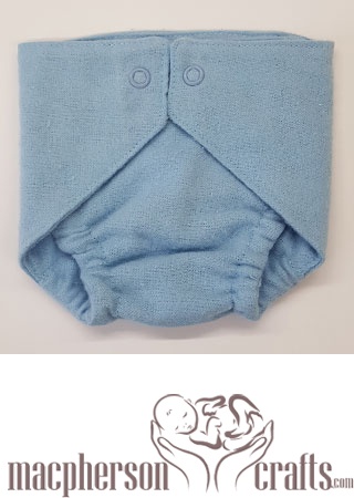 Diaper Cover Micro Preemie - Blue