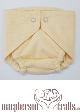 Diaper Cover Preemie - Yellow
