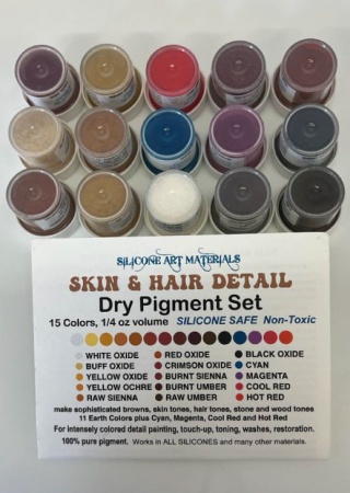 SAM Dry Pigment Set ~ Skin & Hair Detail ~ 15 Color Set