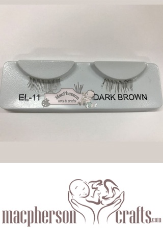 Eyelash Set - Preemie Dark Brown