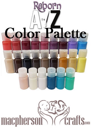 Reborn A to Z Air Dry Color Palette Kit